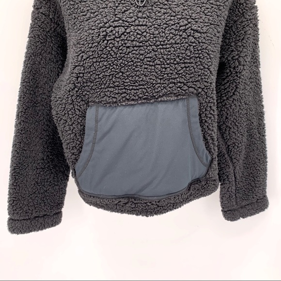 Zella Black Fleece Pullover Hoodie Size XS - Picture 3 of 6